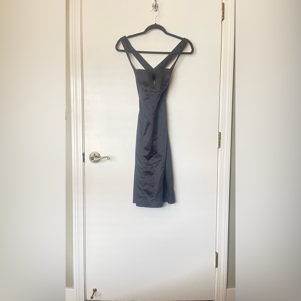 90s Black Express LBD Midi